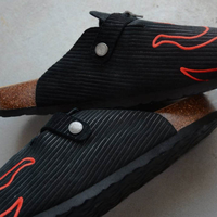 Chaussons en liège pour hommes et femmes, sabots décontractés, chaussures douces, chaussures décontractées pour la maison et l'extérieur, chaussures en daim