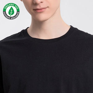 T-shirts pour hommes vierges en coton biologique 100% de haute qualité T-shirt surdimensionné lourd impression T-shirt personnalisé - Product Image 6