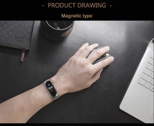 Boorui สายสแตนเลสสตีลรุ่นใหม่สำหรับ Milan CS Metal สำหรับ <span class=keywords><strong>Mi</strong></span> band 5สำหรับสร้อยข้อมือ Xiaomi band 4 3 - Product Image 6