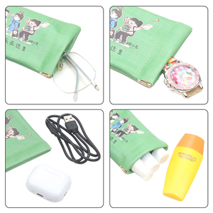 Vente flash - Pochette organisatrice en PU imperméable à fermeture automatique sans fermeture éclair, pour lunettes, cosmétiques - Product Image 6