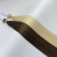 Harga Grosir 100% Rambut Asli Manusia Nano Bead Hair Extension Loop Nano Rings European Nano Tip Hair Extension