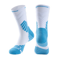 Jingwen Chaussettes de cyclisme de basket-ball épaissies à semelle de serviette