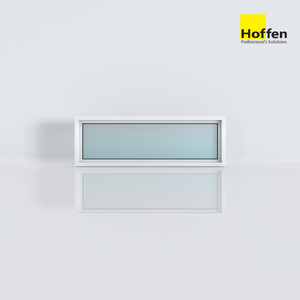 หน้าต่างกระจก uPVC Hoffen ขนาด 180x40 แบบคงที่ กันเสียง กันน้ำ ป้องกันความร้อน สำหรับอาคาร - Product Image 3