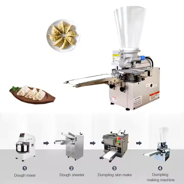 Mini Fried Dumpling Machine Samosa Making Line Dumpling Empanada Maker Machine Pastelito Big Ravioli Empanadas Making Machine
