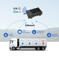 KKM NB IOT LTE-M Baliza Solar con Energía Solar, Gateway IOT LTE, Sensor de Temperatura y Humedad, Rastreo GPS para Activos Móviles