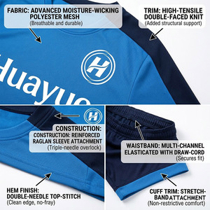 Ensemble <span class=keywords><strong>de</strong></span> maillots <span class=keywords><strong>de</strong></span> football <span class=keywords><strong>de</strong></span> club <span class=keywords><strong>de</strong></span> qualité supérieure personnalisés 26-27, impression par sublimation complète, vêtements <span class=keywords><strong>de</strong></span> football pour hommes - Product Image 4