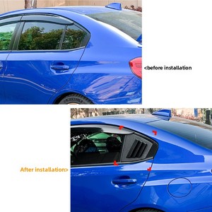 Pegatinas <span class=keywords><strong>para</strong></span> <span class=keywords><strong>Ventanas</strong></span> Laterales Traseras de Subaru WRX VA 2014-2021, <span class=keywords><strong>Vinilo</strong></span> con Patrón de Fibra de Carbono - Product Image 5