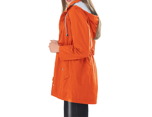 <strong>Women's</strong> Fashionable Customizable Waterproof PVC Coated <strong>Raincoat</strong> Adults Four Seasons 190T <strong>Nylon</strong> Fabric Outdoor Walking Hiking - Product Image 3