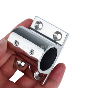 316 Stainless Steel Square Base Bracket for <b>Marine</b> Tube Mount Yacht Deck Railing Handrail <b>Hardware</b> Accessories Used for Boat - Product Image 2