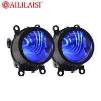 Projecteur de brouillard bleu H11 12V avec lentille de 3 pouces, phare LED laser bifocal pour Faro Delantero Hilux Probox 6000K Toyota Corolla
