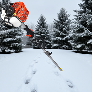 Barredora de nieve a gasolina CABLUPRO 52CC con cepillo para entradas de vehículos, césped y jardín - Product Image 2