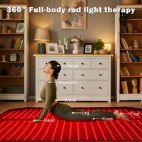Sac de couchage de luminothérapie NIR T2000A 180x90x30cm Utilisation à domicile Capsule Pod Lit Soulagement de la douleur corporelle complète Thérapie par lumière rouge
