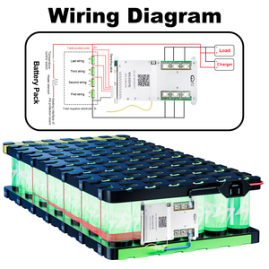 JIKONG BMS V19 JK-B2A24S30P 8S-24S 300A 24V-48V-72V Batteries Li-Ion LiFePo4 LTO avec équilibrage actif intelligent et prise en charge RS485/CANBUS - Product Image 4