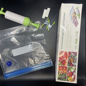 Bolsas Reutilizables Ecológicas para Congelador, Selladas al Vacío, a Prueba de Humedad, Material PA/PE, Perfectas para Almacenamiento de Alimentos Bolsa con Cierre para Alimentos Congelados - Product Image 1