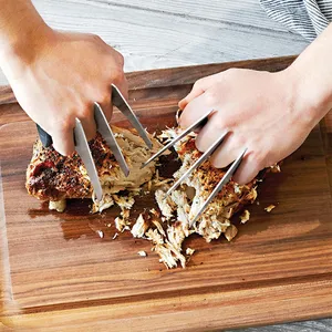 2 Piezas <span class=keywords><strong>de</strong></span> Tenedores Raspadores <span class=keywords><strong>de</strong></span> Carne <span class=keywords><strong>de</strong></span> Acero Inoxidable, Accesorios para Deshebrar Carne <span class=keywords><strong>de</strong></span> Cerdo, Cortador <span class=keywords><strong>de</strong></span> Verduras, Herramienta para Abrir Botellas <span class=keywords><strong>de</strong></span> Cerveza - Product Image 3