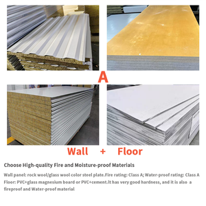 ตู้คอนเทนเนอร์พับได้แบบพกพาพร้อมล้อ | ดีไซน์ทันสมัยแบบถอดได้ - Product Image 5