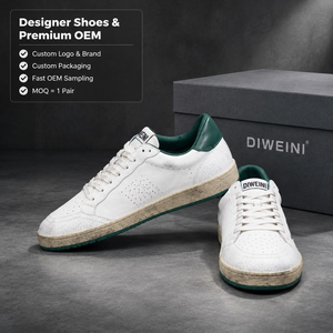 Luxury Designer shoe for Men Women High Quality White Leather walking shoes Distressed Sneakers Baskets Zapatillas New - Product Image 1