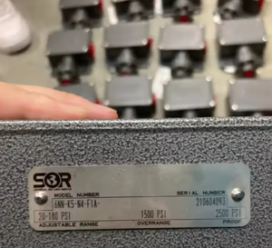 Interruptor SOR 101NN-K3-N4-C1A/101NN-K45-N4-C1A de Acero Inoxidable para Uso Industrial SOR 10, Precio Bajo Original, Venta Caliente - Product Image 6