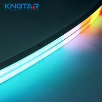 Tira de Silicona Flexible Inteligente RGB DC24V, 60 LED/m, IP67 Impermeable, Certificación CE, Regulable, 2 Años de Garantía, para Hoteles, Fiestas, Exteriores