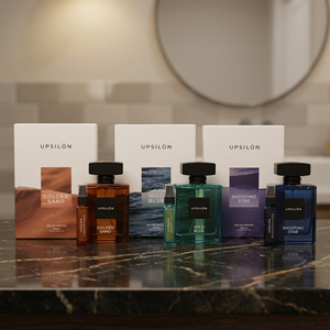 Upsilon Eau De Parfum 100ml Colección de Perfumes con Opciones de Fragancia Golden Sand, Wild Blue y Shooting Star para Hombre - Product Image 5