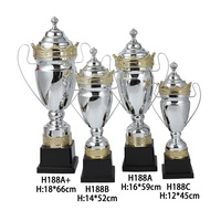 Trophée de football personnalisé haut de gamme en métal, modèle Phoenix Classic Champions, avec grandes oreilles, prix de gros