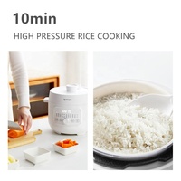 Nouvelle tendance 2.2 L Mini cuiseur à riz Marmite à haute pression Autocuiseur électrique multifonctionnel avec pot intérieur en céramique.