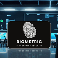 Carte à puce de sécurité biométrique par empreinte digitale pour applications iBeacon sans fil, marque Union Smart, communication ISO/IEC14443