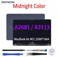 Layar LCD IPS Laptop untuk MacBook Air 13'' Model 2022 A2681/A3113 M2/M3 Resolusi 2560x1664 Pengganti Layar Penuh