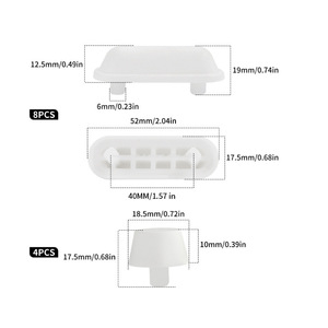 Cuscino Moderno Antibatterico per Sedile WC, Ammortizzante e Antivibrazioni, Silenzioso, in ABS - Product Image 3