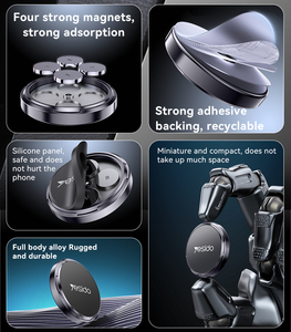 Yesido C211 Magnetische KFZ-Handyhalterung aus Zinklegierung mit Vier Starken Magneten - Product Image 3