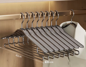 Đa Mục Đích Nhà Tủ Quần Áo Nhôm Quần Áo Móc Áo Hiển Thị May Mặc Treo Móc Áo Rộng Hơn Và Dày Hơn Quần Áo Giá Cửa Hàng Quần Áo - Product Image 6