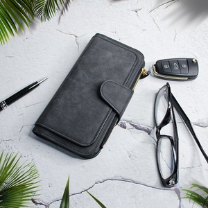 กระเป๋าสตางค์หนังยาว Boshiho ป้องกันการโจรกรรมข้อมูล RFID พร้อมซิป - Product Image 5