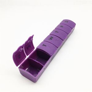 กล่องใส่ยาแบบรายสัปดาห์ 7 วัน กล่องจัดยา 7 ช่อง ปลอดสาร BPA - Product Image 1