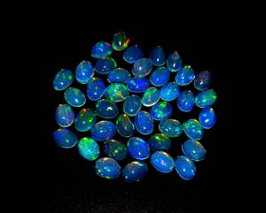 Lote de piedras preciosas sueltas de cabujón ovalado de ópalo etíope Natural de 10 CT con certificado IGI 13 piezas - Product Image 2