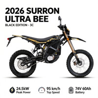 Moto électrique tout-terrain Surron Ultra Bee X HP 2026, 24,5 kW, 74 V, 60 Ah, pour adultes