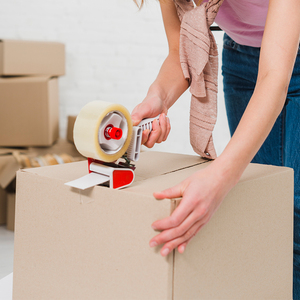 Tùy chỉnh xây dựng thương hiệu logo in lớn sóng Hội Đồng Quản trị bao bì có thể tái chế các tông hộp carton vận chuyển di chuyển hộp để đóng gói - Product Image 5