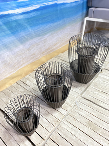 Pot de fleurs en rotin à l'intérieur, bassin en zinc pour pot de fleurs, pour jardin - Product Image 4