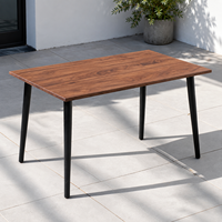 Plateau de table en stratifié phénolique compact HPL OEM ODM, résistant à l'usure, pour hôtel, cantine, comptoir de restauration commerciale
