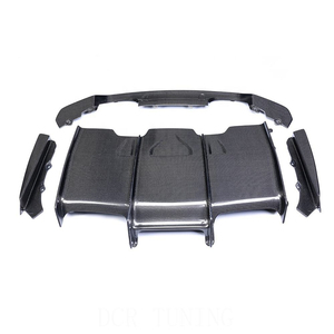 Plaque de spoiler de protection de voiture de diffuseur arrière de pare-chocs en Fiber de carbone pour <span class=keywords><strong>BMW</strong></span> M3 G80 G82 G83 M4 - Product Image 3
