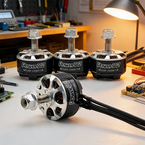 Moteur brushless OEM haute puissance V2 CW 1650KV/1800KV/2300KV/2400KV/2500KV pour drone de course FPV de 5 à 10 pouces, hélicoptère RC - Product Image 1