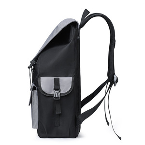 Cross-border street-style flap-top <b>mens</b> <b>backpack</b>, outdoor casual large-capacity laptop travel bag, college students flap-top - Product Image 2