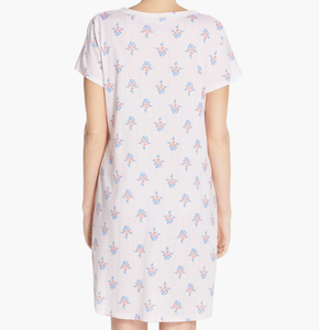 Camisones de Algodón Orgánico de Manga Corta para Mujer, Camiseta de <span class=keywords><strong>Dormir</strong></span> de Verano, Pijama Ecológico - Product Image 4