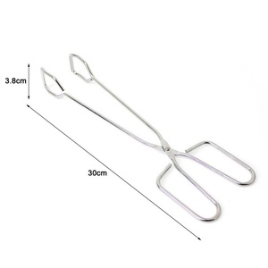 Multifunction Stainless Steel Kitchen Scissor Food <b>Serving</b> <b>Tongs</b> BBQ <b>Tong</b> - Product Image 3