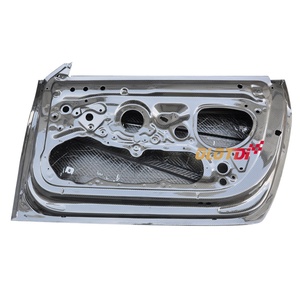 Soporte de Refuerzo de Puerta de Fibra de Carbono Seca para Audi TT TTS TTRS MK3 2017-2019, Negro Carbón, Tejido Twill 3x3, Accesorios Exteriores para Automóvil - Product Image 6