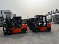 Truk Forklift Bensin & LPG 3T: Tiang 3-Tingkat 4.5M, IMPCO, Otomatis, Geser Samping.