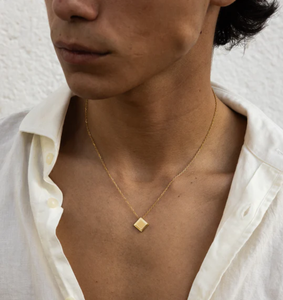 Inspire Jewelry COLLAR BALEARICO personalizado de acero inoxidable, colgante de plata, joyería para hombre, venta al por mayor, logotipo personalizado, resistente al agua - Product Image 6