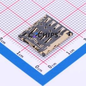 SMC-234-ARP10 SIM Card Connector SMD Connector Self-Return Type Micro SIM Card Card Holder With Card Detection - Product Image 2