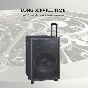 Party Speakers With <b>Wireless</b> <b>Microphone</b> Speaker Audio System Sound Vintage Portable Amplifier Player Audio <b>Wireless</b> Ampl - Product Image 2