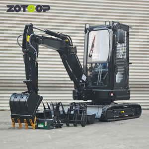 무료 배송 미니 굴삭기 2.5 톤 Kubota 엔진 굴삭기 미니 Pelle 농장 사용 작은 굴삭기 기계 - Product Image 4