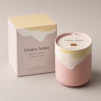 Décoration d'intérieur, cadeau souvenir, bougies parfumées en cire de soja faites à la main, vente en gros, parfum personnalisé, aromathérapie, boîte cadeau